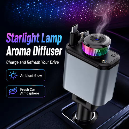 5-in-1 Starlight Car Charger