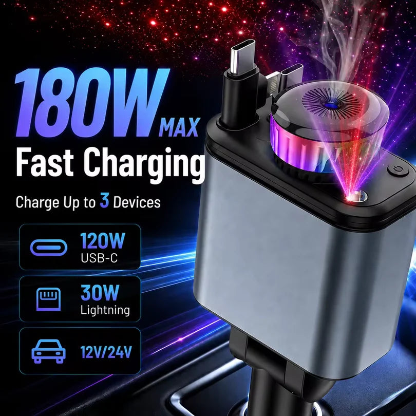 5-in-1 Starlight Car Charger